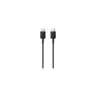 Samsung EP-DN975BBE kompatibilis Type-C / Type-C töltő- és adatkábel 1m 5A fekete Eco csomagolás