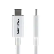 STARTECH Thunderbolt 5 Összekötő Fehér 50cm TBLT5MM50CM240WWH