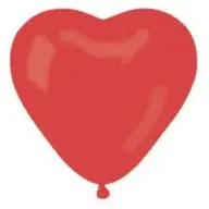 PT0337 Léggömb heart form 25 cm red