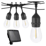 TIMELESS HOP1001741 outdoor solar decorative string lights 15m