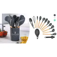 TIMELESS Gourmet 14 darabos konyhai eszközkészlet szilikon fejjel