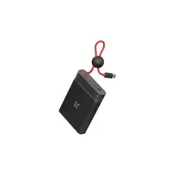 ONEPLUS Vésztöltő 10000mAh 22.5W PD fix USB-C kábel LED jelzés fekete