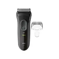BRAUN Series 3+ 3000 electric aparat de ras negru/gri