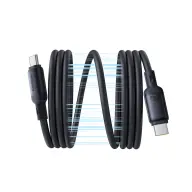 BASEUS PICOGO adatkábel Type-C - Type-C 240W PD mágneses 100cm fekete P10376800121-00