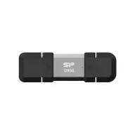 SILICON POWER Mobile C51 128GB USB 3.0 + USB 3.0 Type C Ezüst-Fekete