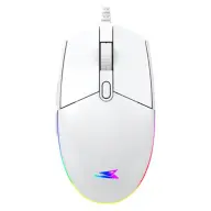 BARACUDA CRAB-W vezetékes gamer egér 3600dpi fehér BGM-112W BC BGM-112W