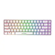 FIFINE Mechanikus billentyűzet 65% RGB fehér GK1W
