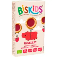 BISK JamJam organic biscuits with strawberry filling 100g 100852