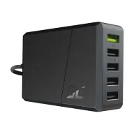 GREENCELL Charger 52W 5 portos USB 3.0 black CHARGC05
