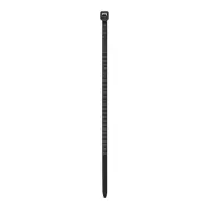 DONAU Colier de cablu cu fixare rapidă 25x100mm negru D151035