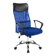 TIMELESS TOOLS Ergonomic office chair raised backrests HOP1000998-3 blue