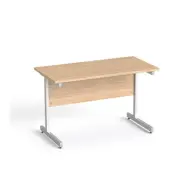 MAYAH Freedom SV-25 Íróasztal szürke fémlábbal 120x70 cm tölgy IBXA25T