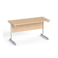 MAYAH Freedom SV-26 Íróasztal szürke fémlábbal 140x70 cm tölgy IBXA26T