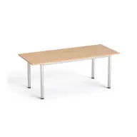 MAYAH Freedom SV-42 Tárgyalóasztal szürke fémlábbal 80x190 cm tölgy IBXA42T