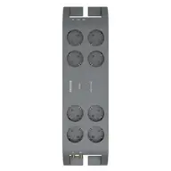 PHILIPS Protecție la supratensiune splitter 8 priză 2m gri închis PSPN5185A