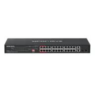 MERCUSYS Switch 24x GbE PoE+ 2x GbE SFP 295W rack MS128GP