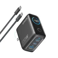 ANKER Punjač 100W 3 portos Smart prikaz tamno siva B121BGZ1