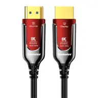 PREMIUMCORD HDMI 2.1 Optikai Összekötő Fekete 20m kphdm21r20
