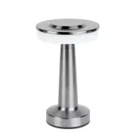 BEWELLO 12500B namizna svetilka z baterijo USB srebrna