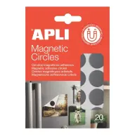 APLI Ragasztókörök magnetic two sided 20 pcs / pack