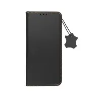 Galaxy S26 bőr flip tok kártyatartóval fekete SP113362