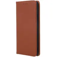 Galaxy S26 valódi bőr oldalra nyíló tok barna TS15834