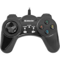 DEFENDER Vezetékes gamepad Vortex USB 13 gomb fekete DEF64249
