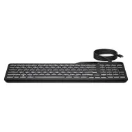 HP 400 háttérvilágítású wired keyboard Hungarian black 7N7C0AA#AKC