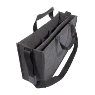 SIGEL Office shoulder bag with shoulder strap size L 50x28x15 cm dark gray SDBA411