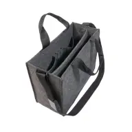 SIGEL Office shoulder bag with shoulder strap size M 36x28x15 cm dark gray SDBA410