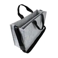 SIGEL Office shoulder bag size L 50x28x15 cm 17.3" light gray SDBA409