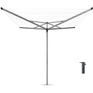 BRABANTIA Rotary Essential garden clothes dryer 40m UV-álló metal grey 310669 BR310669