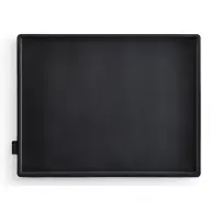 LÉKUÉ Non-spill silicone baking sheet emelt peremmel 305x400mm black LK888045