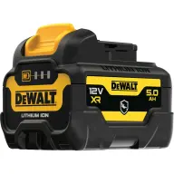 DEWALT XR akku fekete/sárga 12V 5Ah Li-Ion kémiai védelem DCB126G-XJ