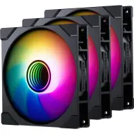 PHANTEKS M25G2-140R D-RGB fordított légáramlás 3 darabos szett fekete PH-F140M25R_G2_DBK01_3P