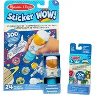 MELISSA AND DOUG Űrhajós matrica nyomda és tömbös szett 6075126