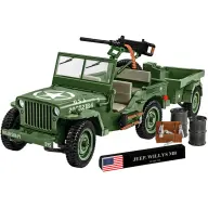 COBI Historical Collection World War II Willys MB & Trailer executive edition építőkészlet COBI-2804