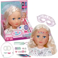 ZAPF CREATION Baby born styling fej smink és fodrász készlet 840825