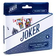 CARTAMUNDI Joker dupla 100% plasztik póker kártya 4 indexes 2x55 lap