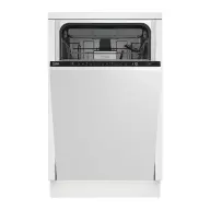 BEKO Mosogatógép beépíthető 11 teríték Keskeny E Fehér DIS46120