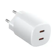 XIAOMI GaN încărcător de rețea 2 porturi USB Type-C 45W PD încărcător rapid 3.0 alb BHR087OEU
