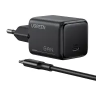 UGREEN X517 GaN network charger 25W + USB-C cable 1m black