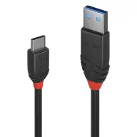 LINDY USB 3.2 Gen1 A - C Összekötő Fekete 50cm 36915