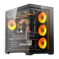 DARKFLASH C280 Computer Case black + 7 pcs fans