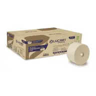 LUCART Toalettpapír 2 rétegű nagytekercses 19 cm átmérő Eco Natural 900 ID havanna barna