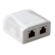 ACT CONNECTIVITY Nadžbukna montažna kutija oklopljena s 2 priključka CAT6A FA7004