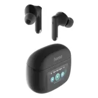 HAMA Bluetooth headset Spirit Touch ANC TWS with display black