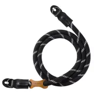 K-F CONCEPT Urban Wander neck strap 1cm x 100cm black-white KF-13-196V4