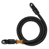 K-F CONCEPT Urban Wander neck strap kötél-szerű black 1cm x 100cm KF-13-196