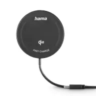 HAMA Qi2 mágneses vezeték nélküli töltő 15W fekete